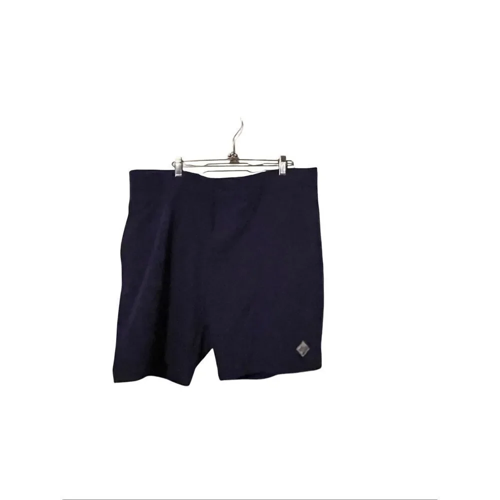 Trunks Land To Water Mens Navy Blue Stretch Classic Swim Board Shorts Size 38